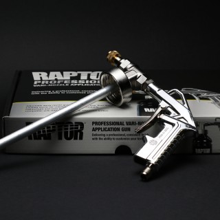 GRAVITEX un RAPTOR uzklāšanas pistole ar regulējamu dīzi