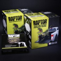 2x Upol Raptor 3.8L paaugstinātas noturības aizsargpārklājums un pistole dāvanā