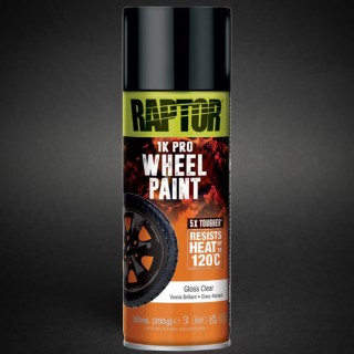 Upol Raptor karstumizturīgā krāsa WHEEL PAINT GLOSS CLEAR 120°C 365ml